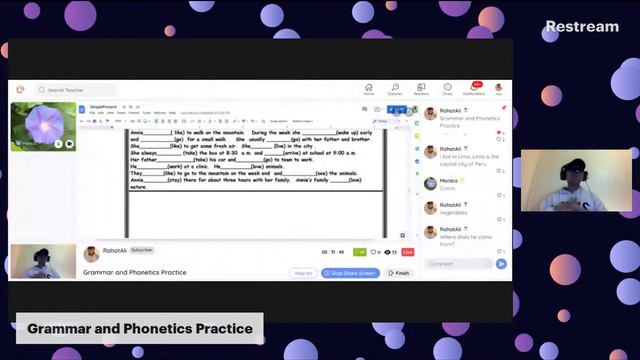 RahatAli's LiveStream from the Hallo App: Grammar and Phonetics Practice смотреть онлайн