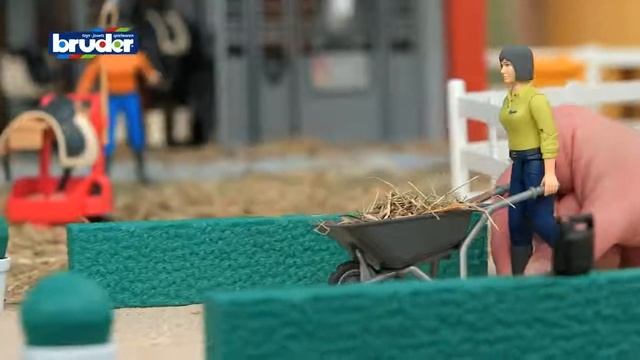 Транспортер для животных Bruder МВ Sprinter М1 16 с лошадкой 02533 смотреть онлайн