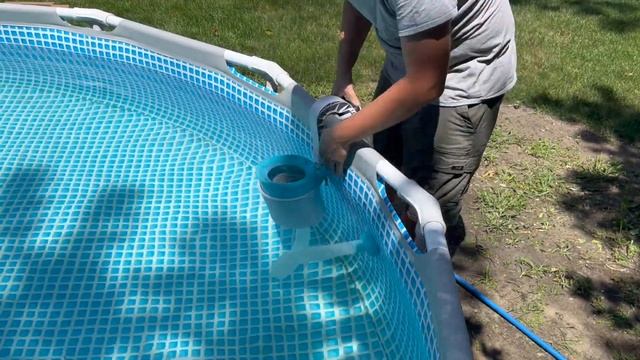 Intex Deluxe Wall Mount Surface Skimmer Setup And Review