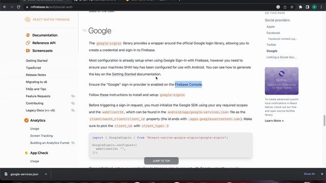 Step-by-Step Guide: Implementing Google Sign-In Using React Native with Firebase (Android) смотреть онлайн