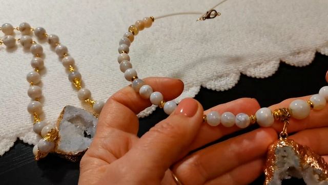 Два колье с друзами для МАРИНЫ и ЛЮДМИЛЫ. СВЕТЛАНА Ш. 28.03.2021. смотреть онлайн