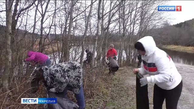 160 километров прибрежных полос очистили в Карелии смотреть онлайн