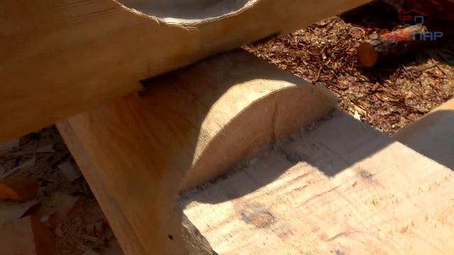 Строительство бани из сруба по этапам. Рубим бревно для бани. смотреть онлайн