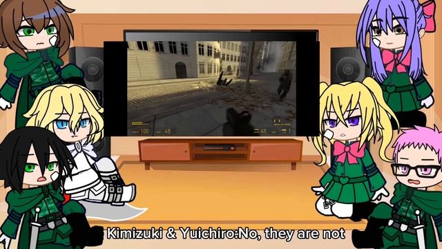 Seraph of the End react to Half -Life 2 Fellow FreemanREQUESTED !Short!