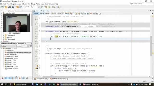 Java Swing Form alapok NetBeansben 1. rész смотреть онлайн