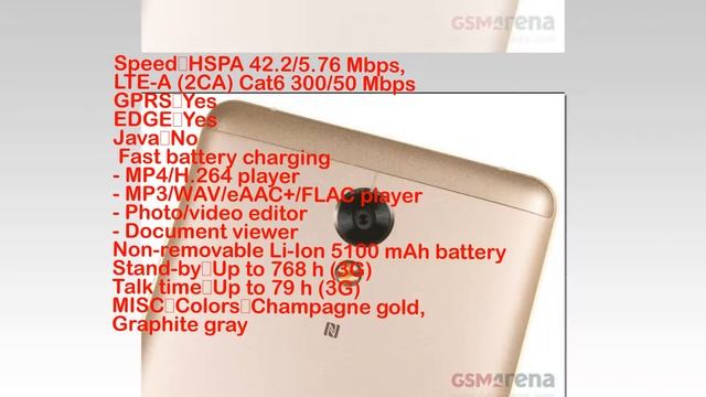 Lenovo P2,Super AMOLED capacitive touchscreen, Android OS, v6.0 (Marshmallow) microSD, up to 256 GB смотреть онлайн