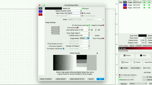 Lightburn Tutorial : Getting The Best Engraving Settings For Material