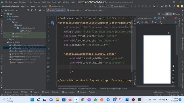 View Binding in Activity Android (Kotlin) part-1 смотреть онлайн