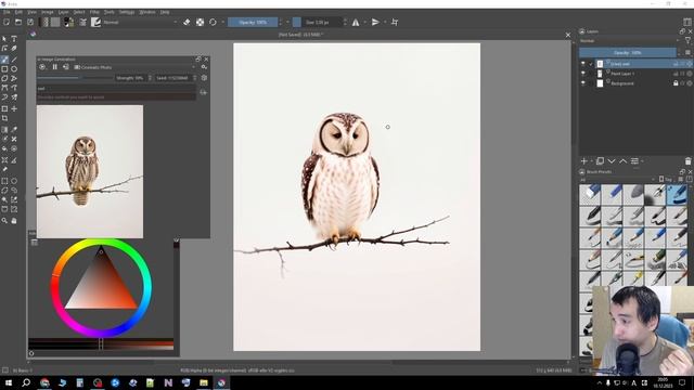 Нейросеть ДОРИСУЕТ ВАШ рисунок! (Krita + Stable Diffusion) смотреть онлайн