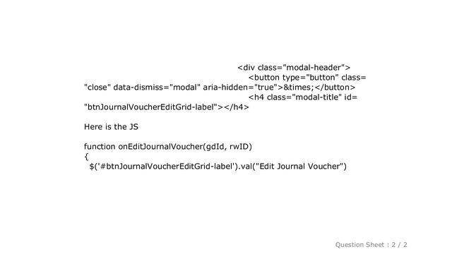 HTML : Setting a Bootstrap 3 modal title dynamically смотреть онлайн