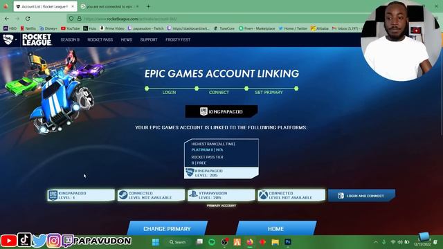 HOW TO FIX ROCKET LEAGUE *GLITCH* "NOT CONNECTED TO EPIC ONLINE SERVICES" | *NEW* смотреть онлайн
