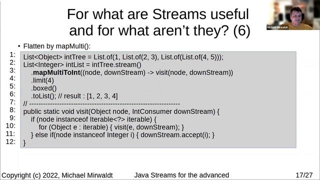 Java Screams? Oh, you mean Java Streams! Java Streams for the advanced - Michael Mirwaldt смотреть онлайн