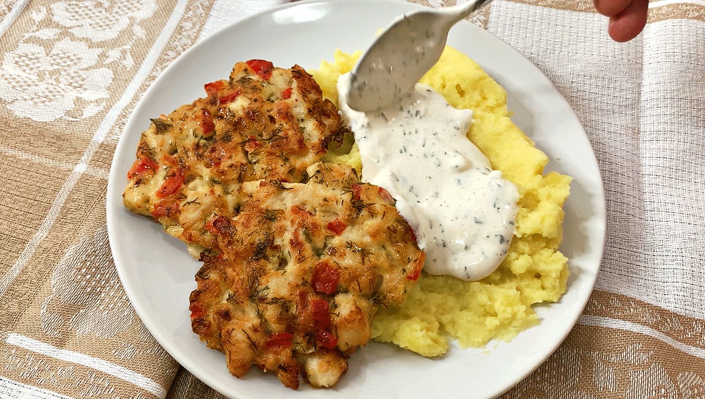 Рубленые куриные котлеты на ужин!