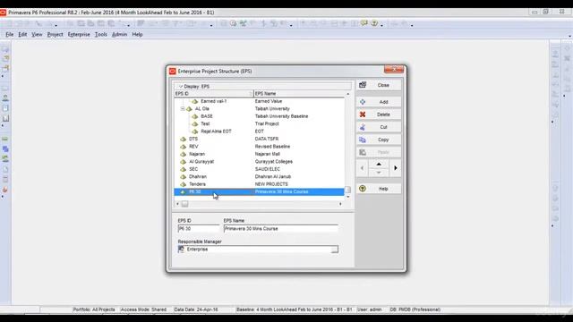Create a Project in Primavera P6 смотреть онлайн