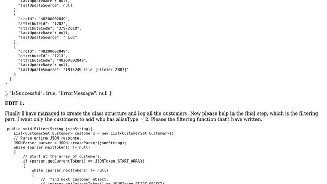 Salesforce: Filtering JSON api response in apex смотреть онлайн