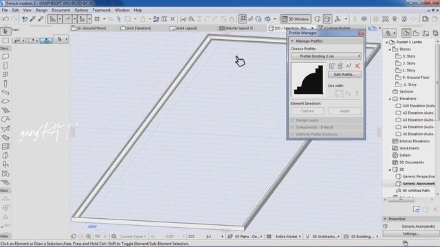 How to Make Profile Wall Panels | Complex Profile Archicad смотреть онлайн