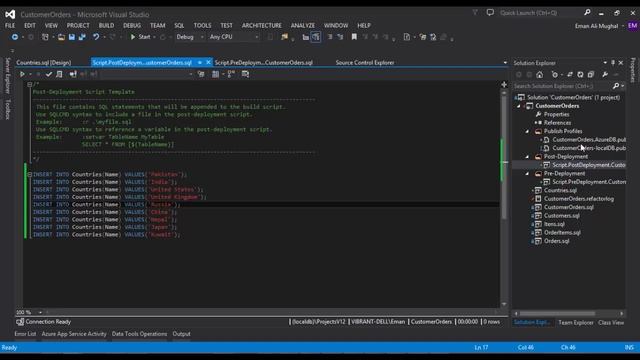 SQL Server Project Template in Visual Studio 2013-Part-2 смотреть онлайн