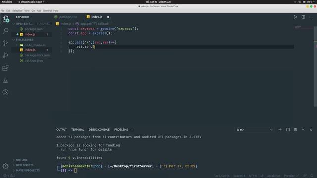 17. Creating a Server using Express | A Beginner's Guide to Node.js by DSC VIT смотреть онлайн