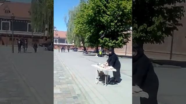 прогулка по старому городу г.Каунас Литва смотреть онлайн