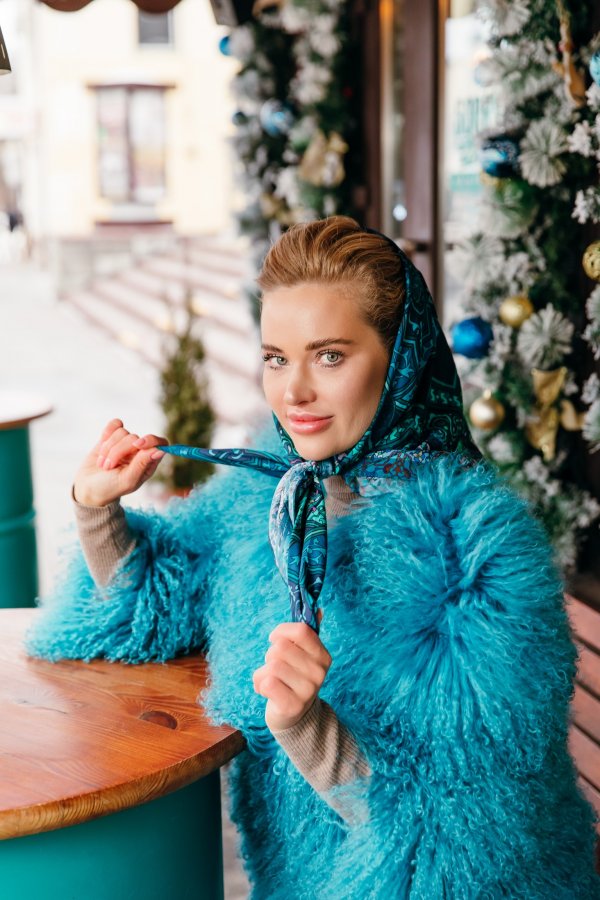 Платок из вискозы "10394", вид 12