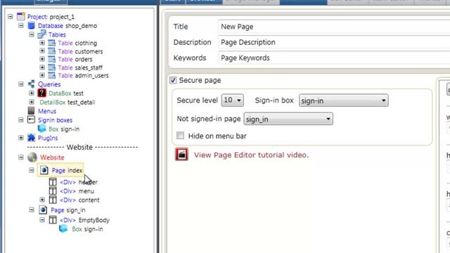 PHP Generator. Sign-in, Secure Pages, Boxes and Items смотреть онлайн