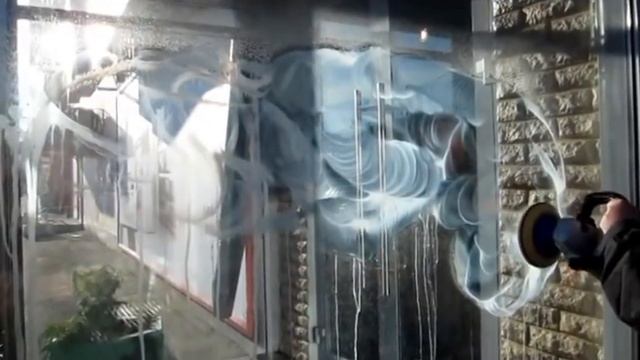 Удаление граффити, окалин и царапин со стекла [Renovio-rus.RU] смотреть онлайн