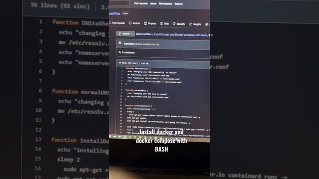 Install docker and compose with bash script смотреть онлайн