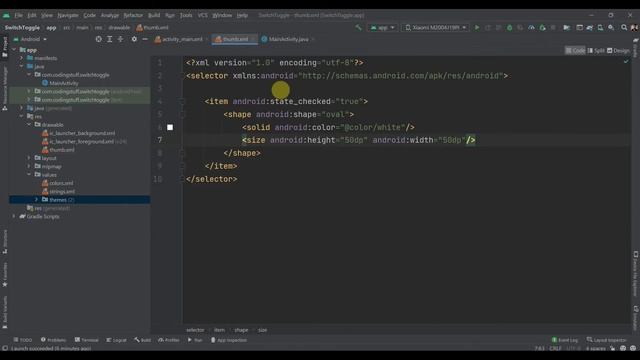 How to Create Custom Switch in android || Android studio tutorial 2021 смотреть онлайн