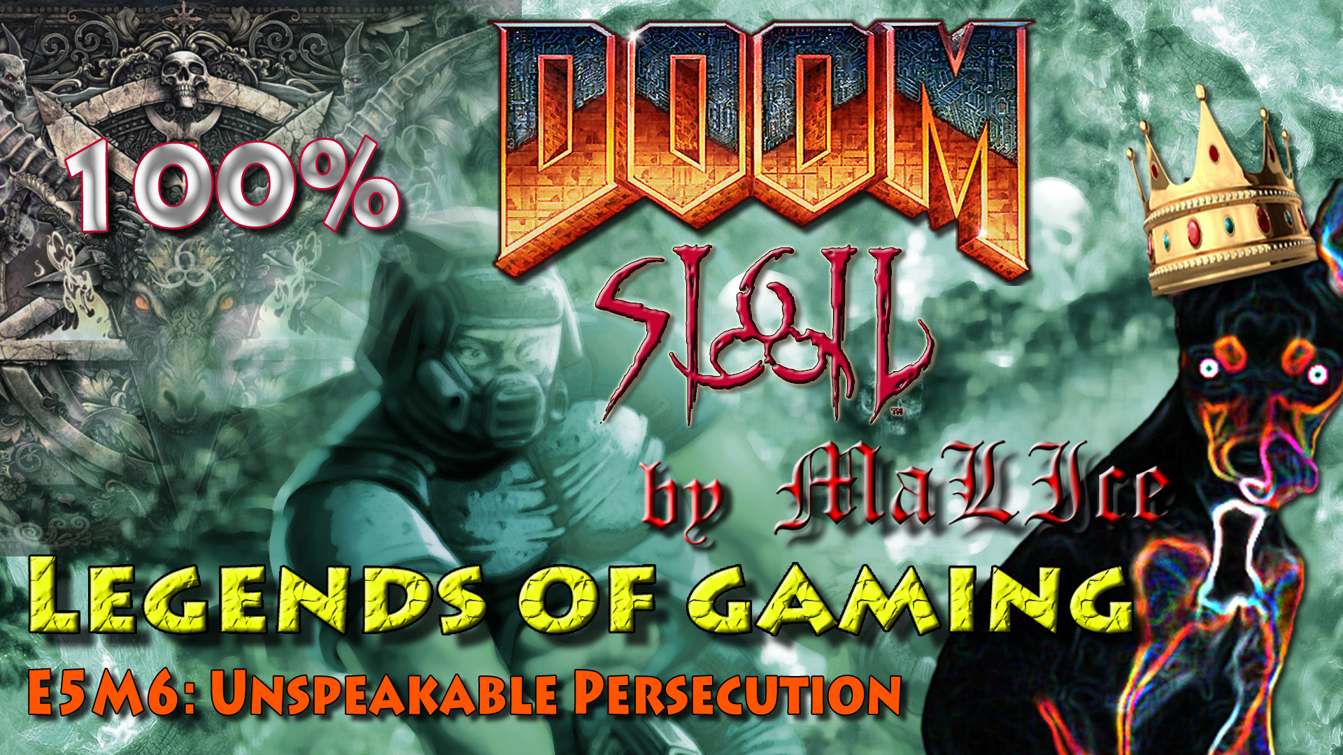 Doom Ultimate (100%) - E5M6: Unspeakable Persecution смотреть онлайн