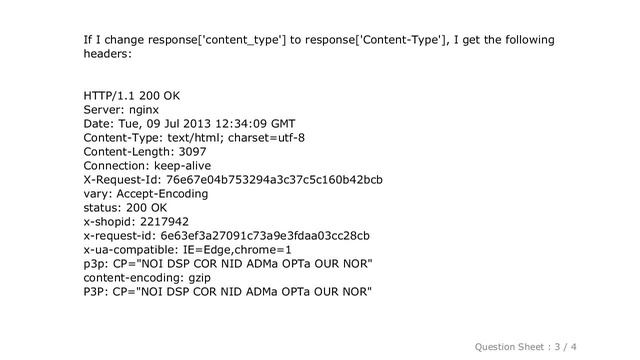 Django : Setting Content-Type In Django HttpResponse Object For Shopify App