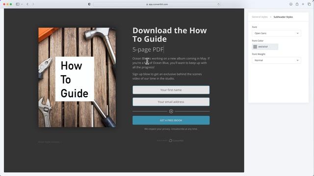 Create & Customize a Landing Page with a Lead Magnet to Collect Emails смотреть онлайн