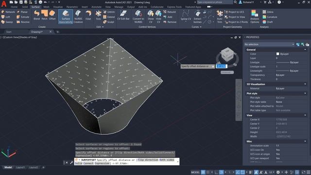 [PART 38] AutoCAD 2021 Surface Sculpt Essential Training For Beginner смотреть онлайн