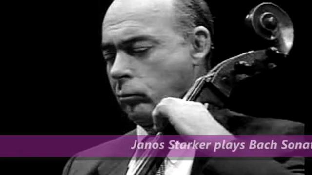 Janos Starker plays Bach Sonata in G minor BWV1029 movement 3 / 1963 смотреть онлайн