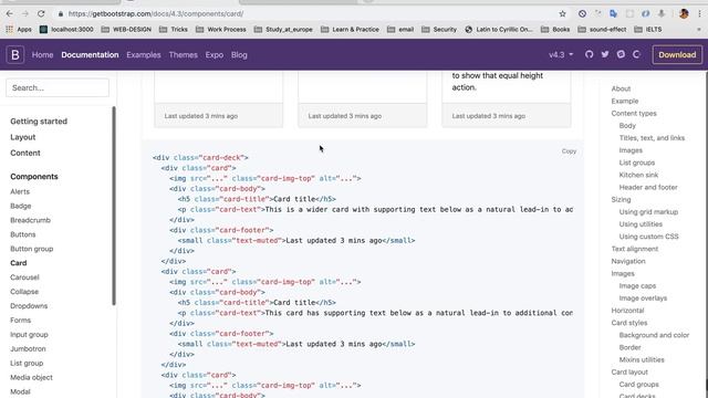 #09 - Bootstrap card смотреть онлайн