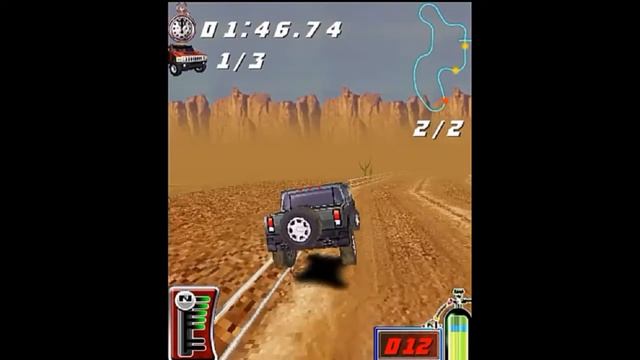 Hummer 3D: Jump and Race (Java) (352×416) (Eng) (Walkthrough) смотреть онлайн