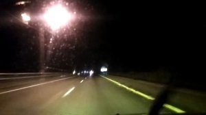 ЖЕЛТЫЕ LED ЛАМПЫ H7 3000К НА МОКРОЙ ДОРОГЕ