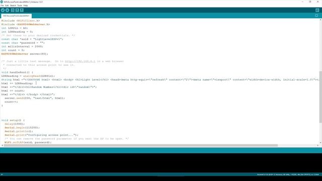 ESP8266 WiFi Access Point Examples with the Arduino IDE смотреть онлайн