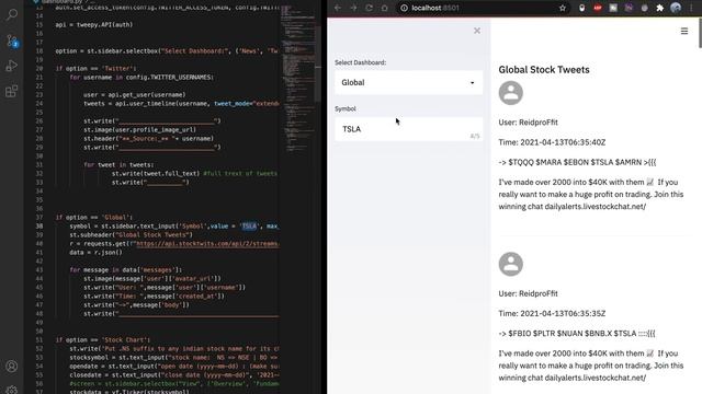 SHARKFIN- Finance News & Analysis with Python,Streamlit смотреть онлайн