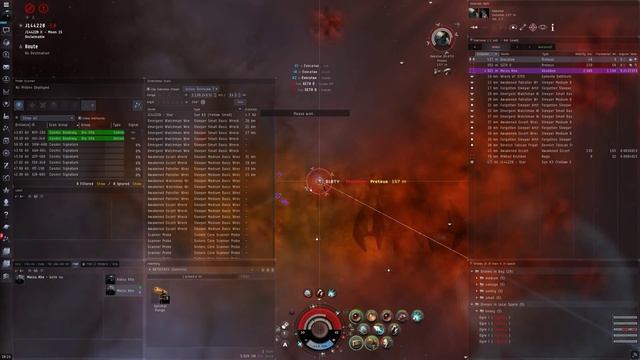 EVE Online - Proteus destroyed in our wormhole смотреть онлайн