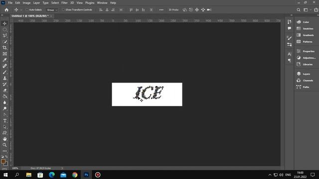Photoshop,работаем над текстом смотреть онлайн