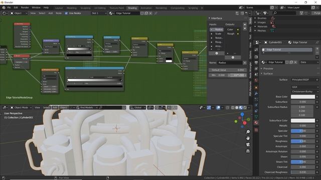 Worn edges in Blender смотреть онлайн