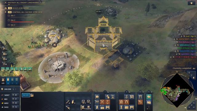 تمدن ژاپن! سعی کردم در مقابل 5نفر دفاع کنم! dlc جدید بازی ایج آف امپایرز 4 | age of empires 4 смотреть онлайн