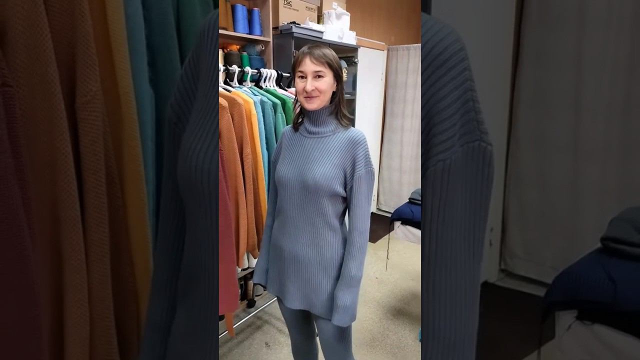 Костюм в стальном цвете #knit #knits #knitwear #вязание #krsk  #suit #knittedsuit