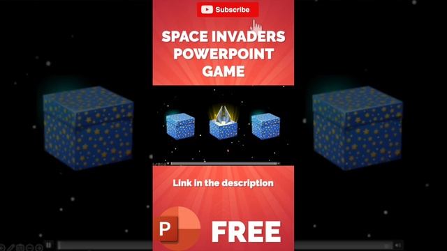 SPACE INVADERS PowerPoint Game #powerpointgame смотреть онлайн