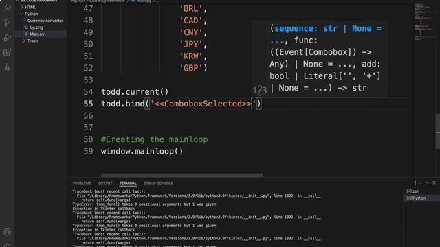 How to make a Currency Converter GUI by python. смотреть онлайн