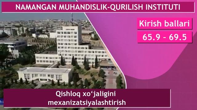 Kirish ballari eng past OTM reytingi TOP 20 talik - 59.7 ball bilan talaba bo'lish. DARNET UZ смотреть онлайн