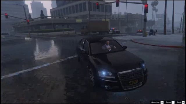 GTA V Audi A8 mod (rockstar editor) смотреть онлайн