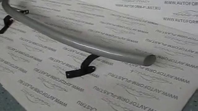 Защита переднего бампера одинарная Ø63мм (порошковая покраска) Renault Duster смотреть онлайн