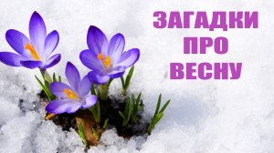 ЗАГАДКИ про ВЕСНУ