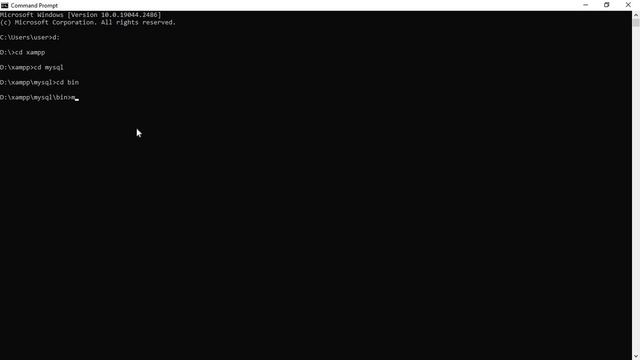 how to create mysqli database in xampp using cmd || create database in xampp using command смотреть онлайн